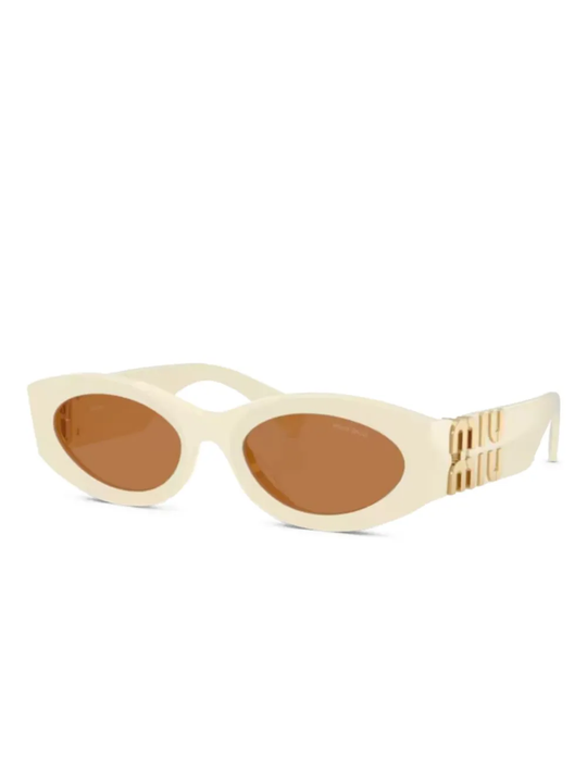 Tan eyewear, front view