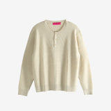 Beige sweater,front view