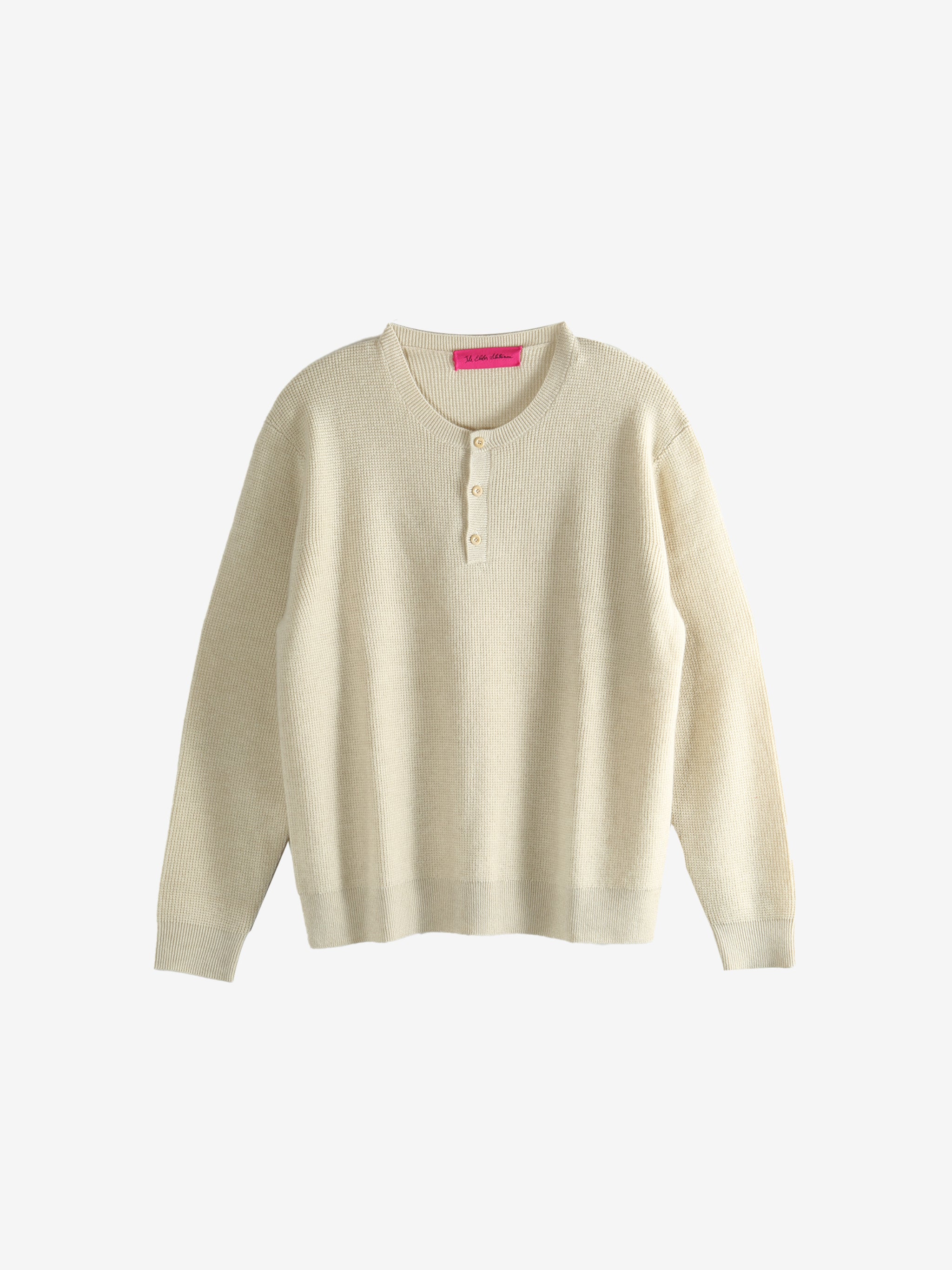 Beige sweater,front view