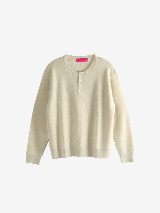 Beige sweater,front view