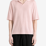Pink t-shirt, full body view
