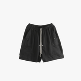 Black shorts, front view