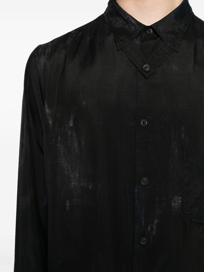 YOHJI YAMAMOTO POUR HOMME Men Extended Tab Pocket Shirt – Atelier