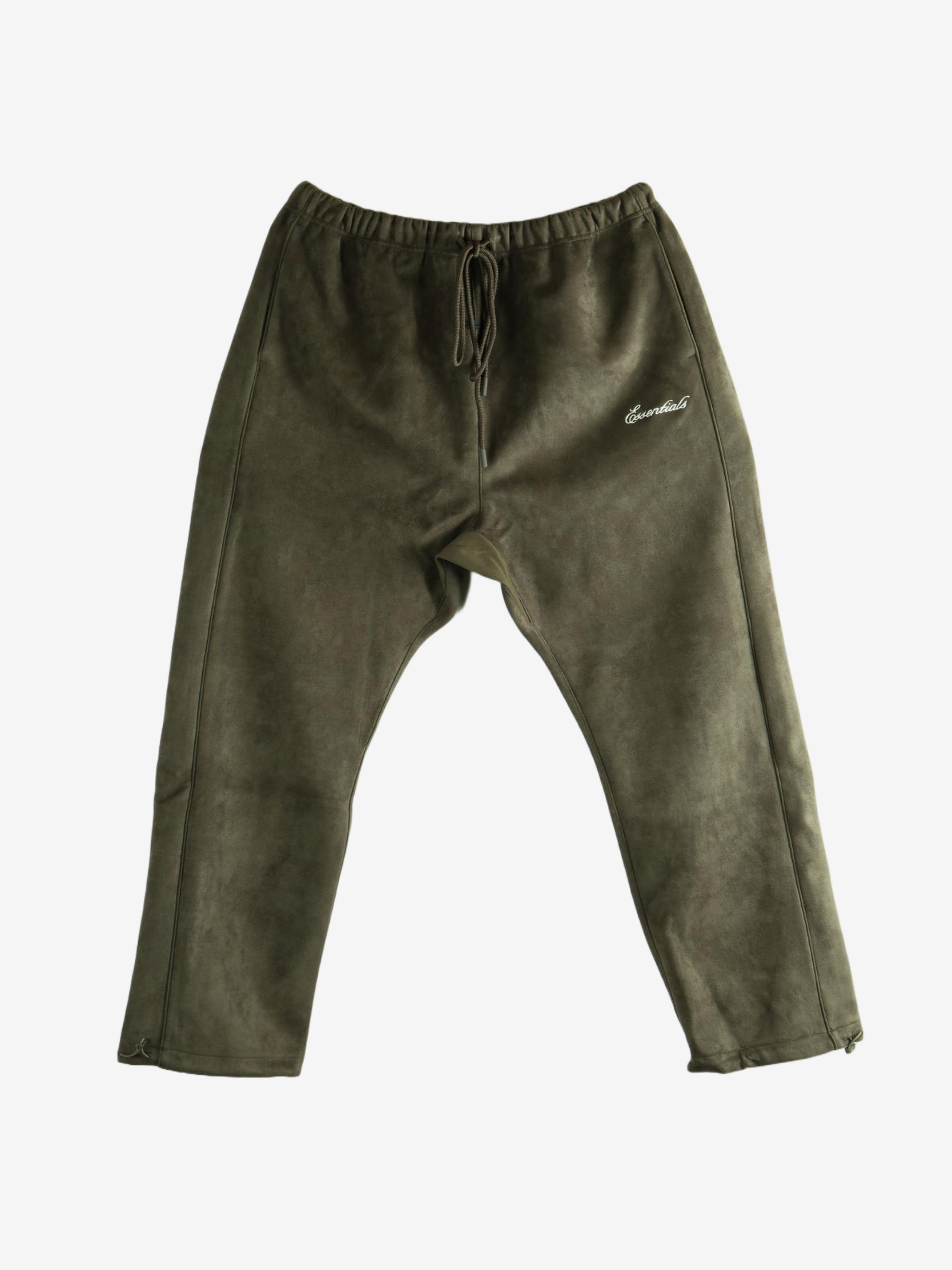 Green pants, front view