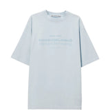 Blue t-shirt, front view