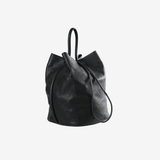 black bags, back view