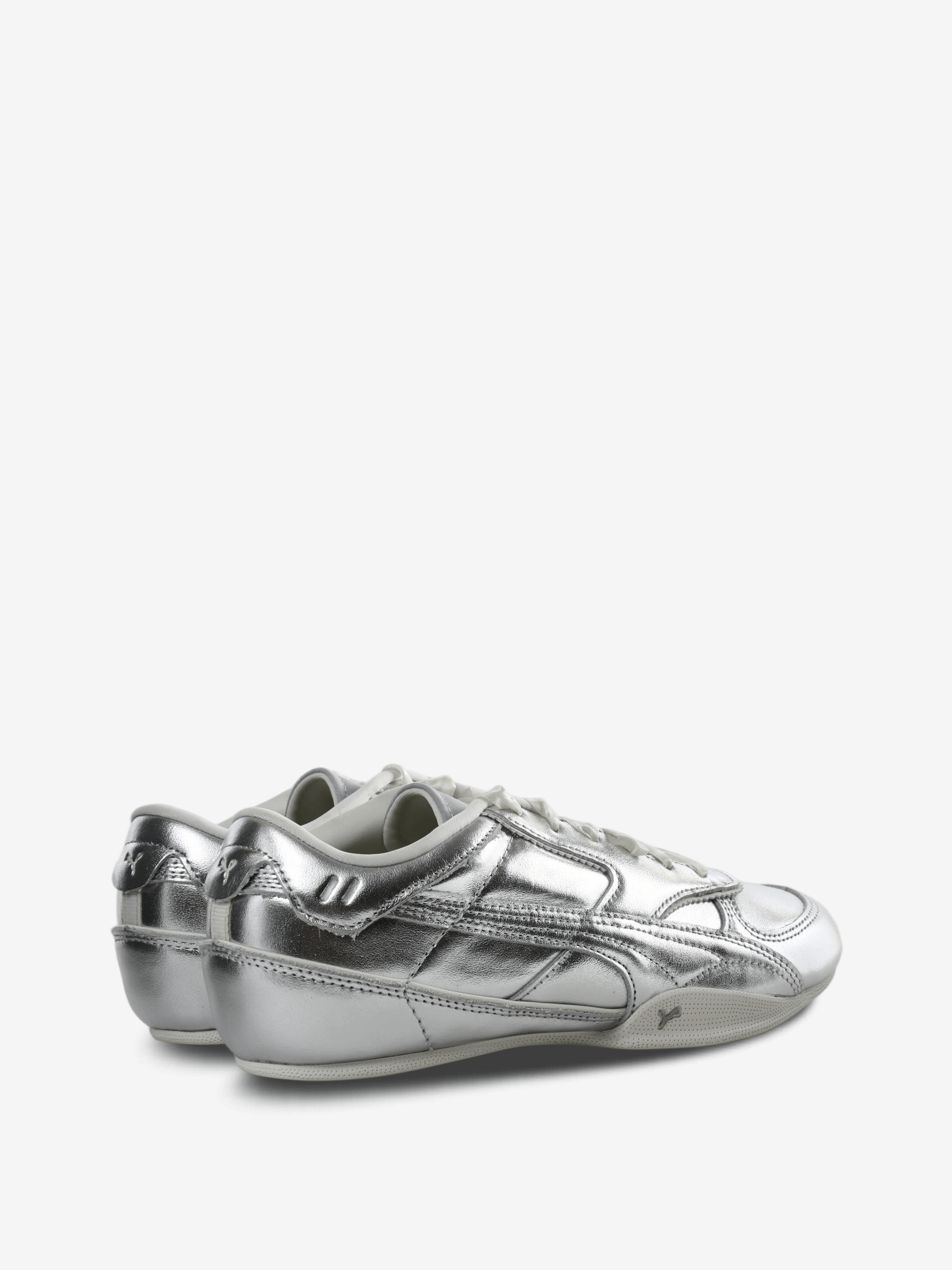 Grey shoes, side view