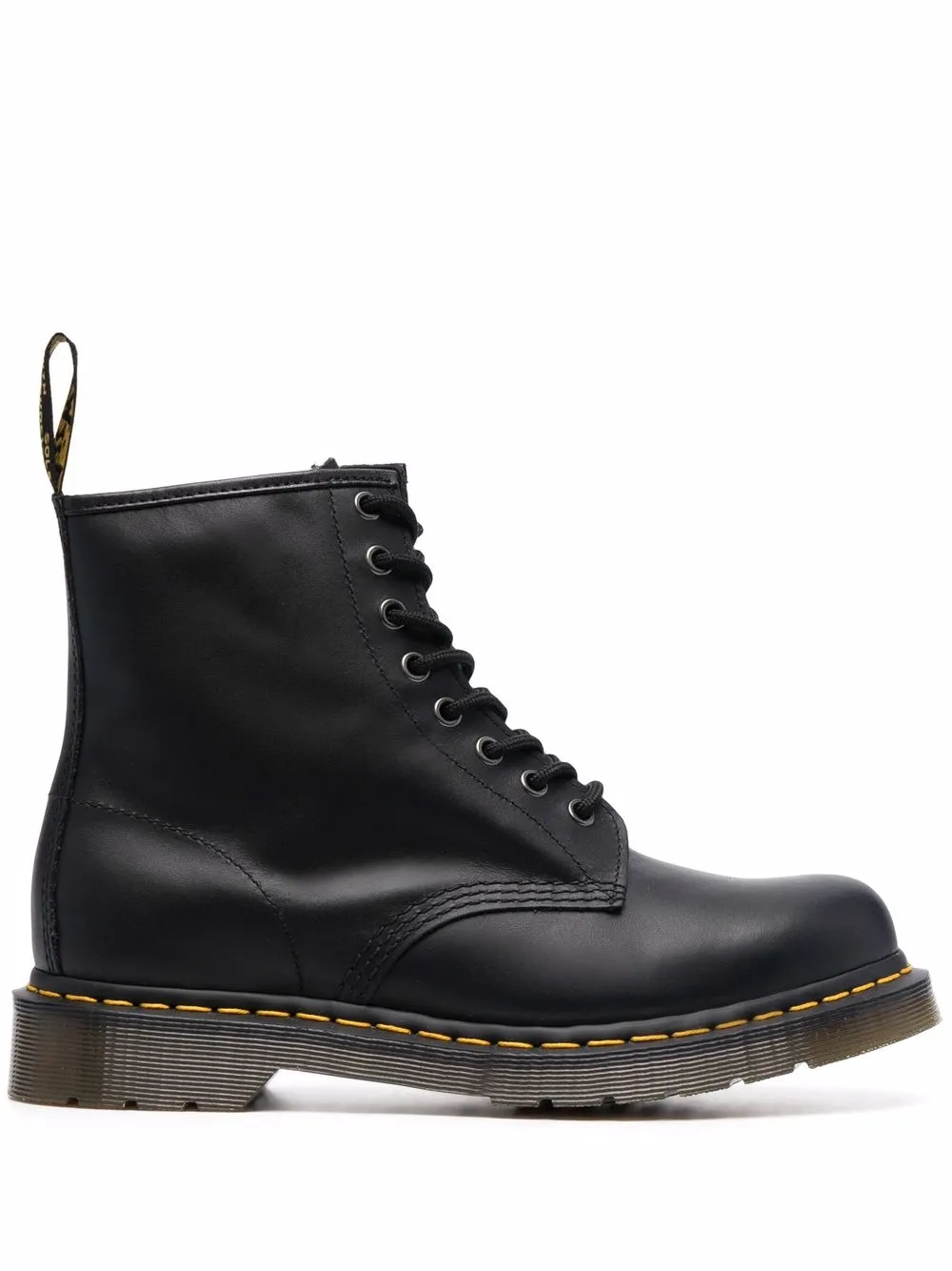 DR. MARTENS - 2976 Yellow Stitch Smooth Leather Chelsea Boots