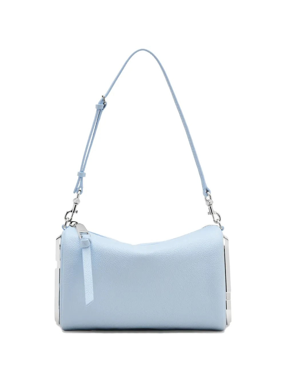 Blue bags, back view