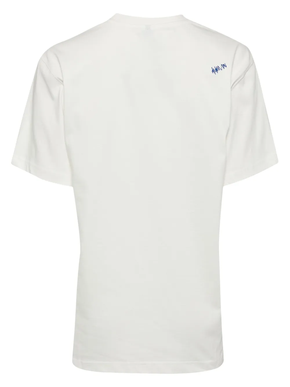 White shirt, back view