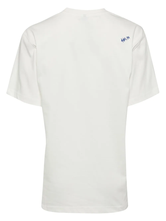 White shirt, back view