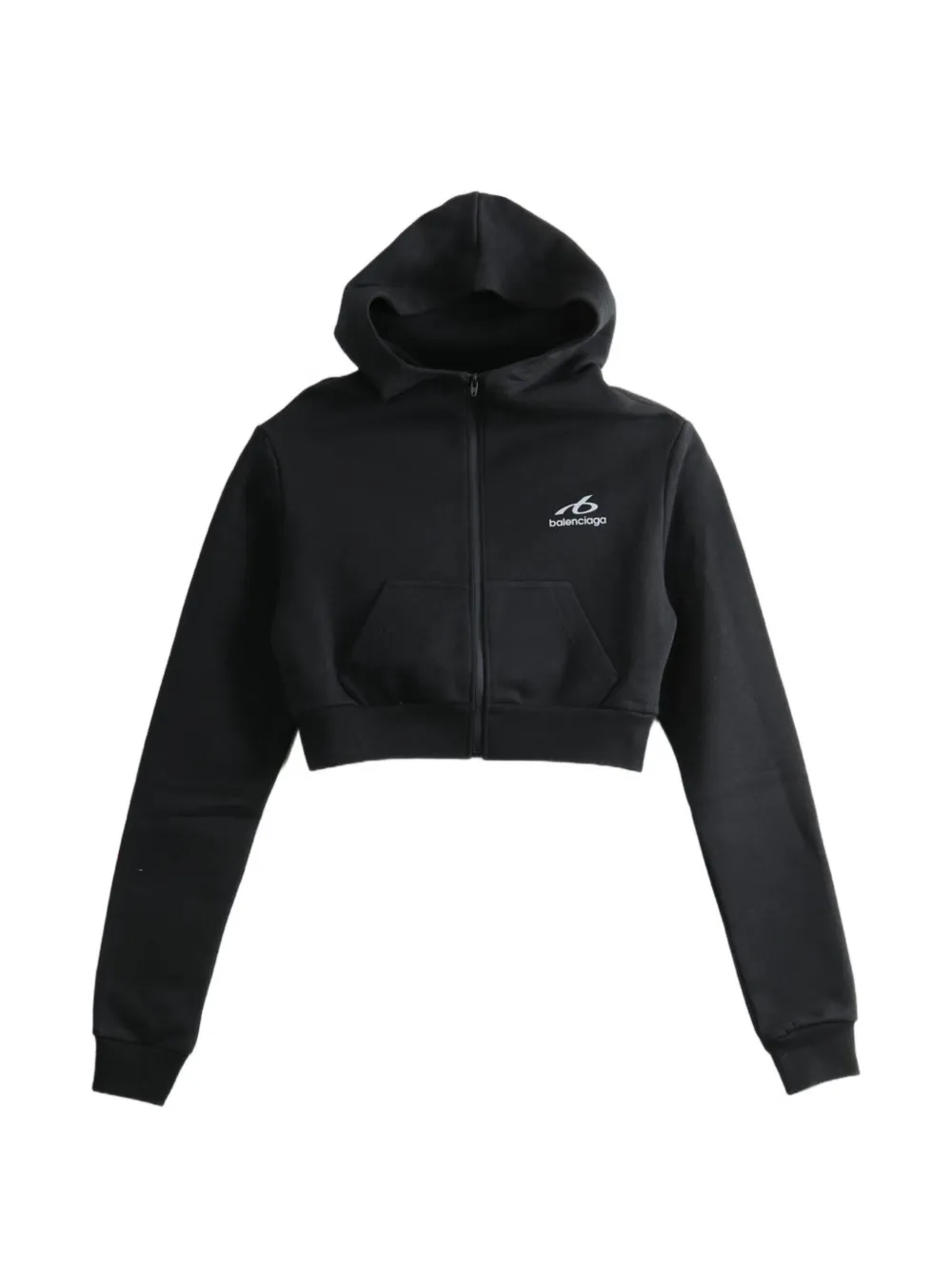 Black hoodie, front view