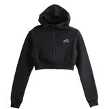 Black hoodie, front view