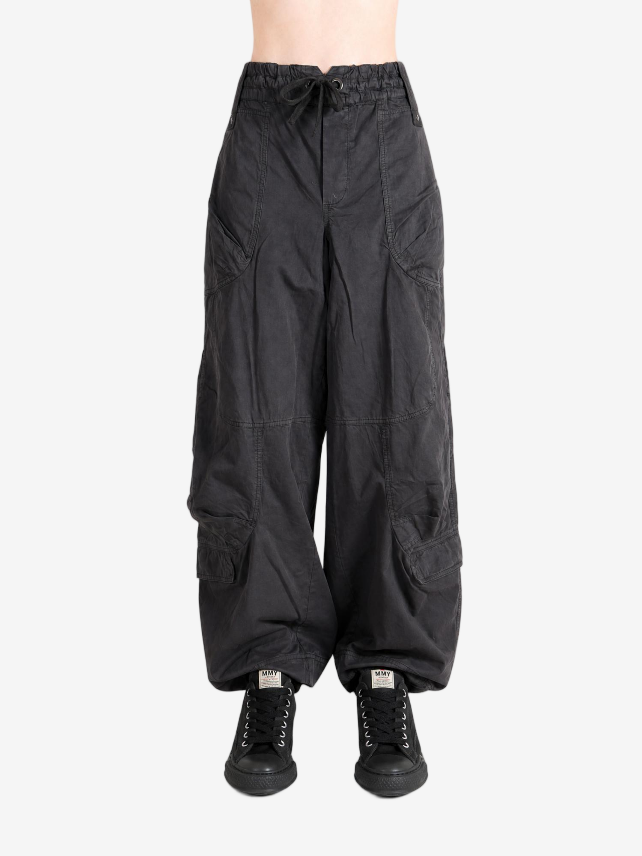 Black pants, full body view