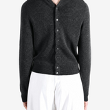 Grey knitwear, full body view