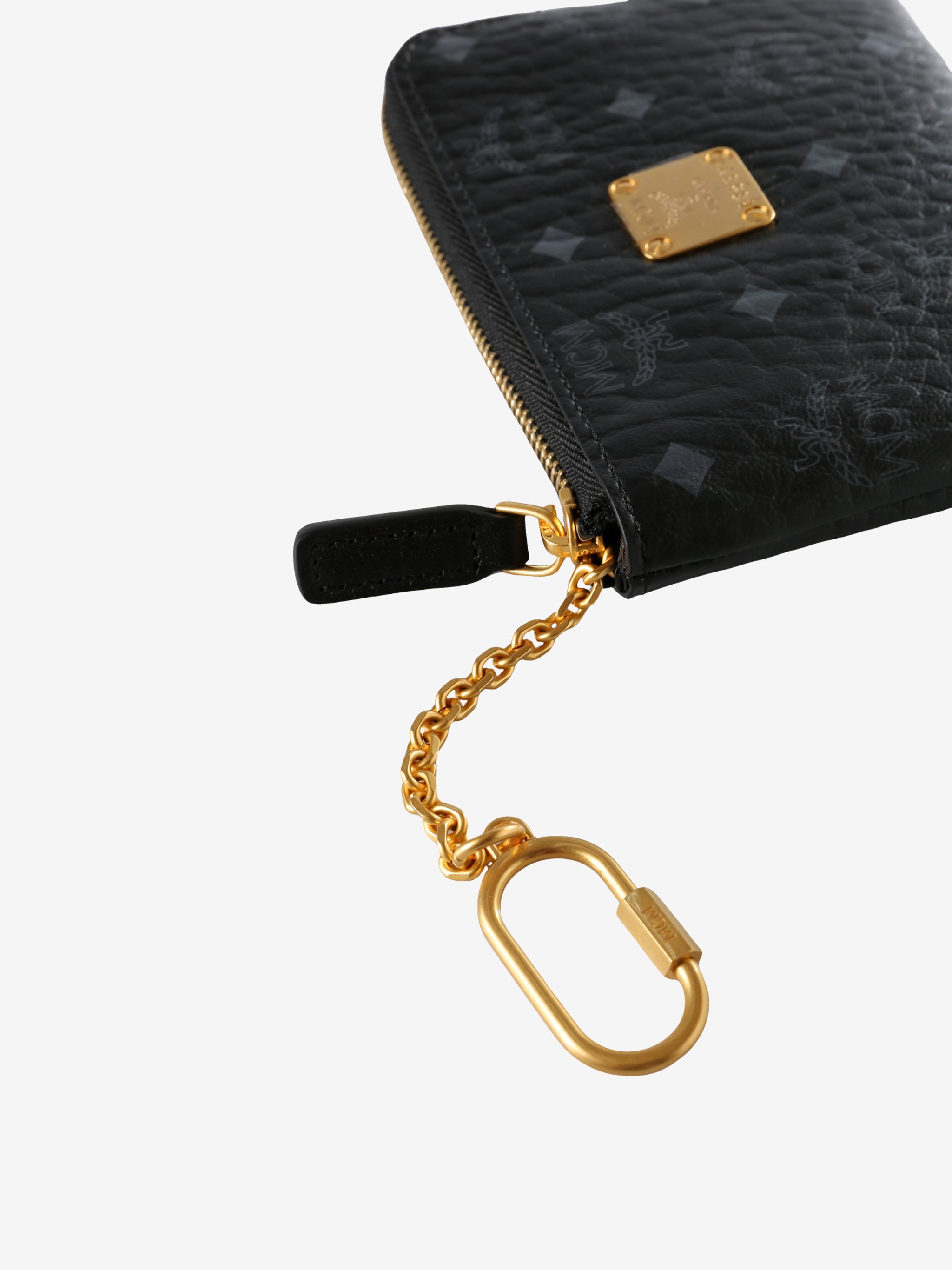 Close up of  Black bag ,showing texture of the leather