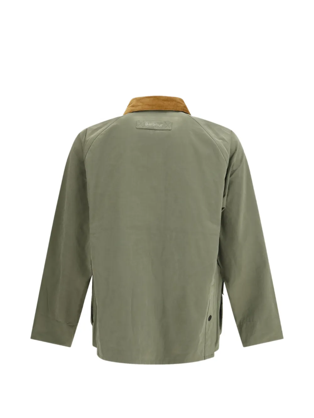 Green jacket, back view
