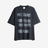 Black t-shirt, front view