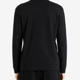 Black hoodie, front view