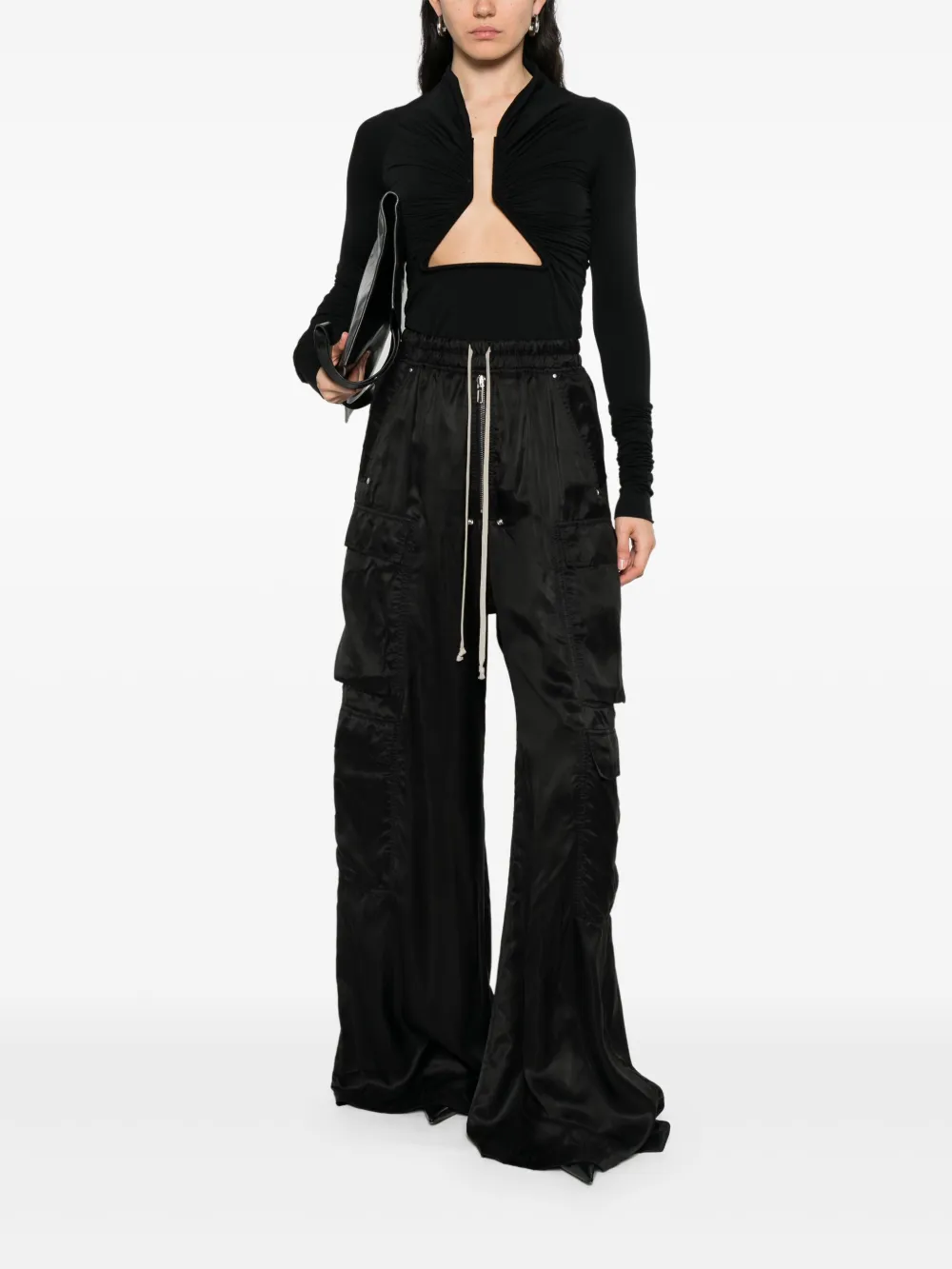 Black pant, full body view