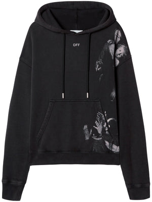 OFF-WHITE - Men Blurred Mary Skate Hoodie