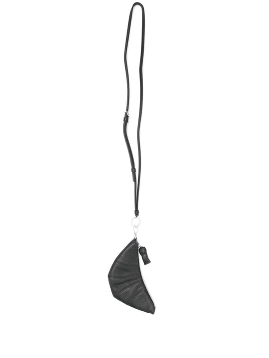 Black accessories, front view