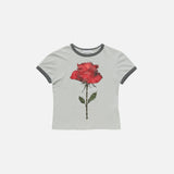 Grey t-shirt, front view