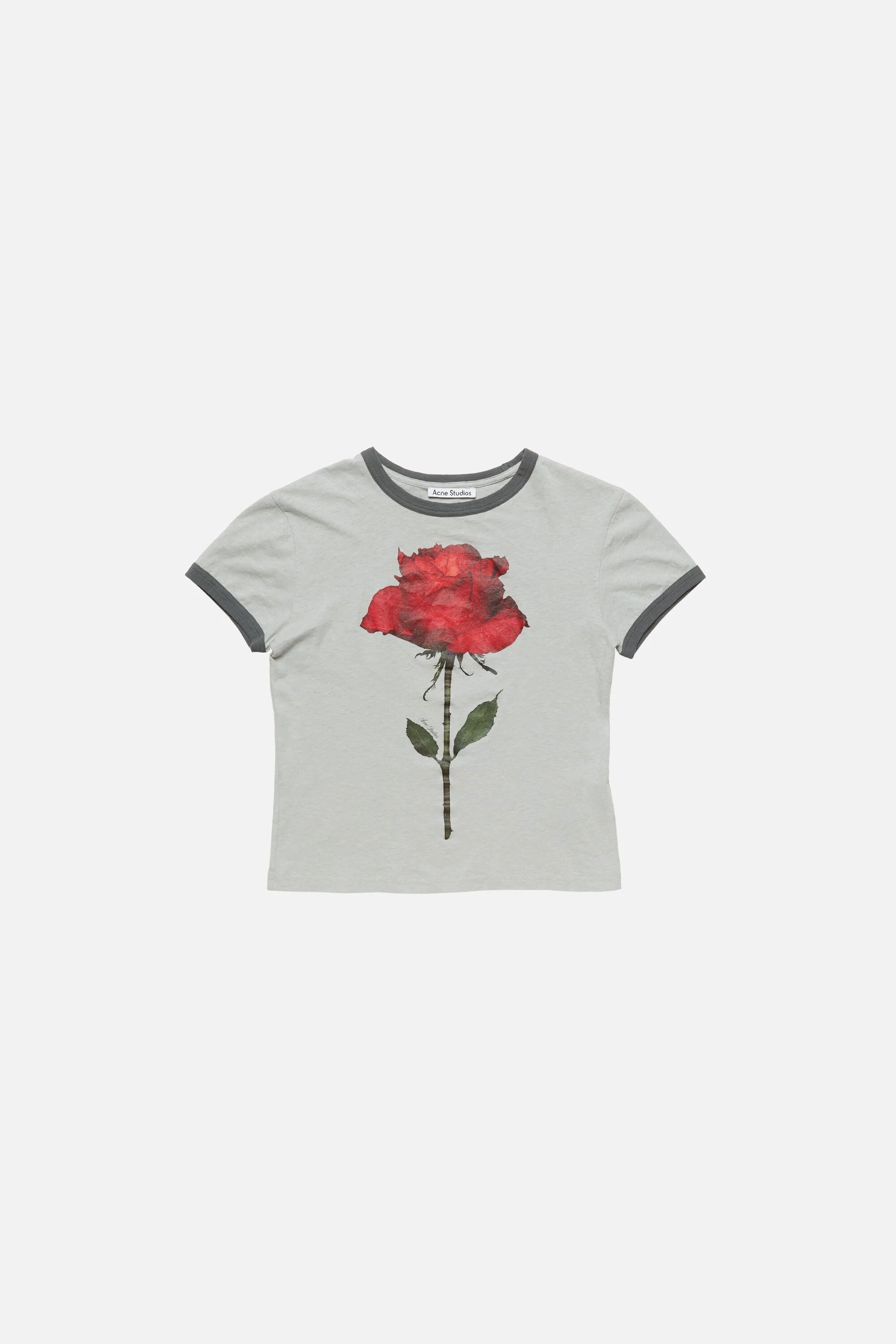 Grey t-shirt, front view
