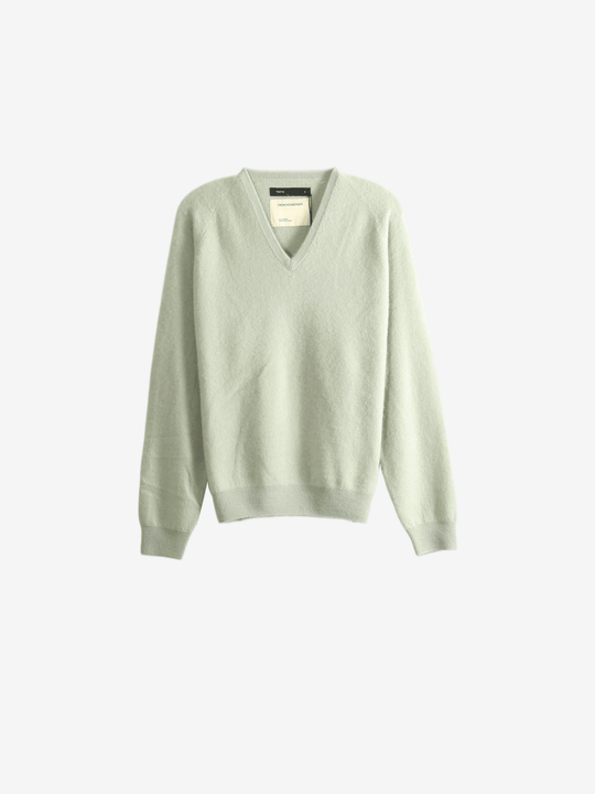 Green hoodie, front view