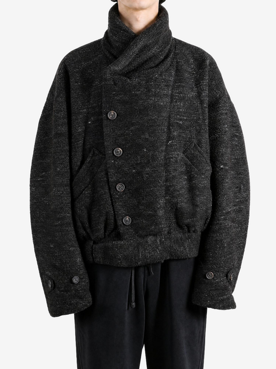 Black jacket, full body view