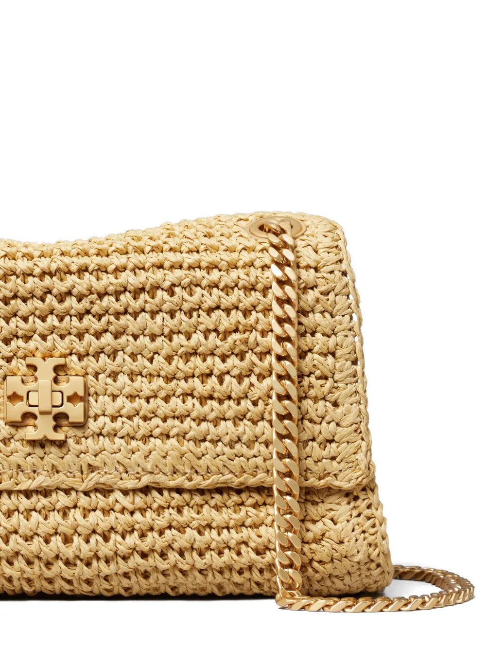 Tan bag, front view