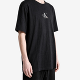 Black t-shirt, front view