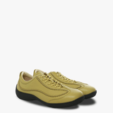 Yellow sneakers, side view