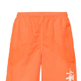 Orange shorts, front view