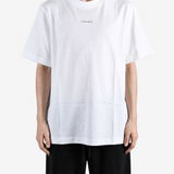 White t-shirt, full body view