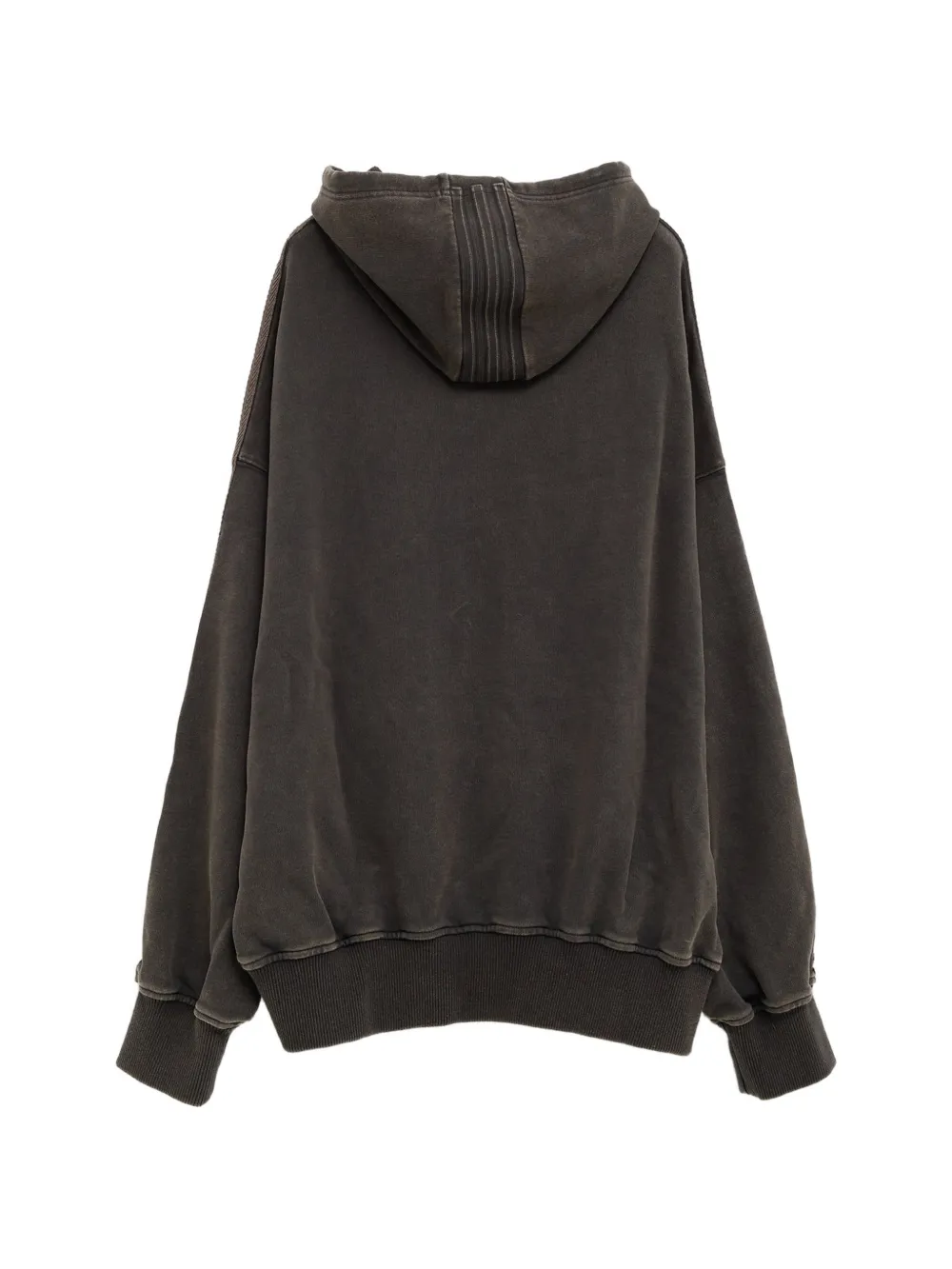 Grey hoodie,back view