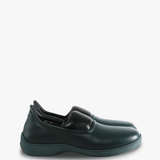 Green shoes, side view