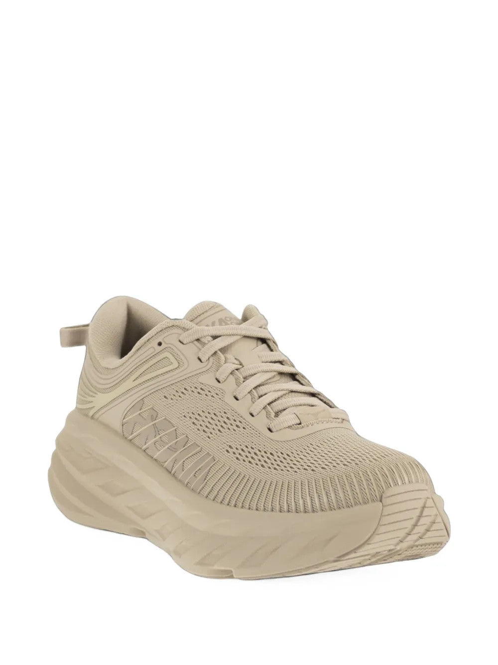 Tan shoes, front view