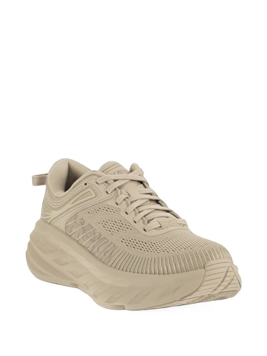 Tan shoes, front view
