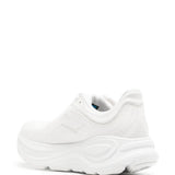 White sneakers,back view