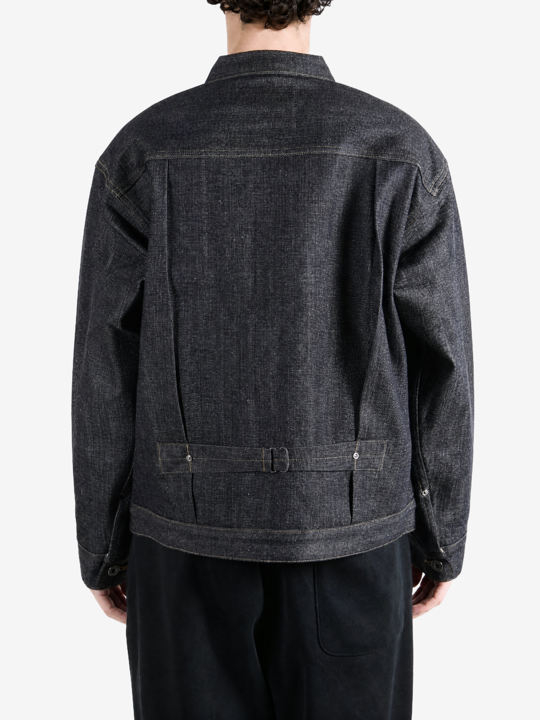Black jacket, front view