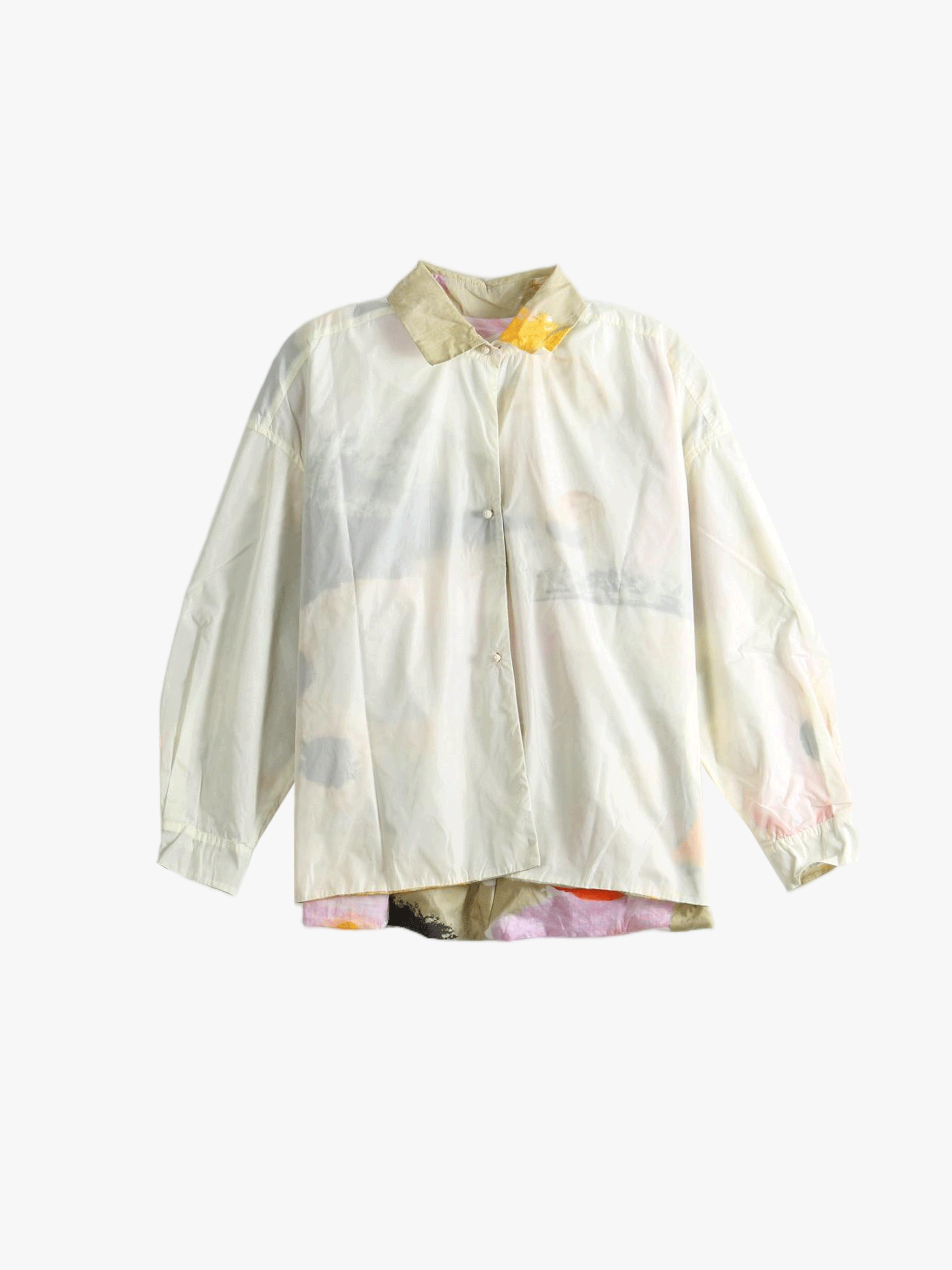 Tan shirt, front view
