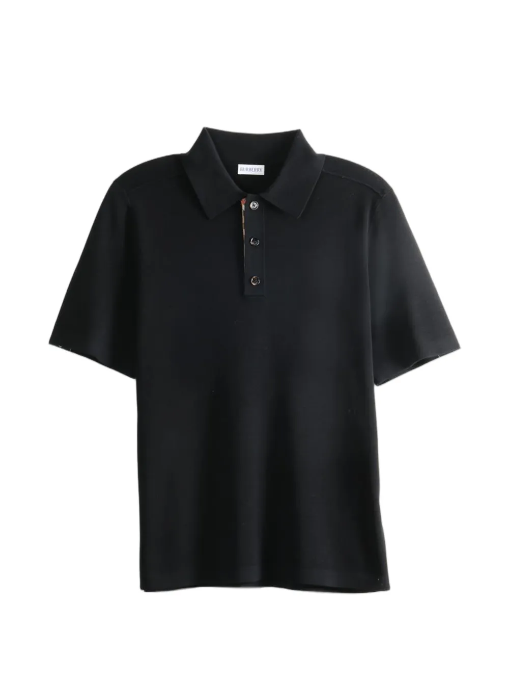 Black t-shirt, front view