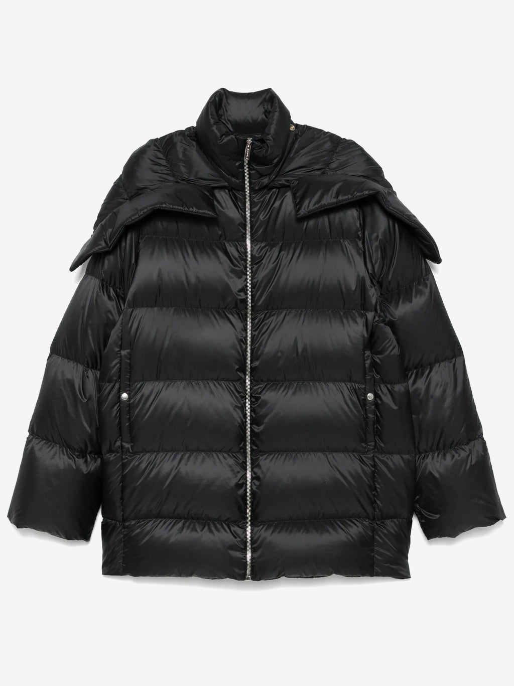 RICK OWENS X MONCLER - Unisex Woven Hooded Cyclopic Coat