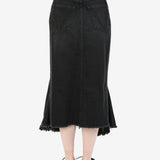 VETEMENTS - Women Denim Midi Skirt