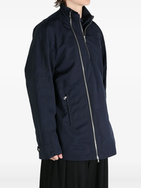 DRIES VAN NOTEN - Men Short Collar Double Zippered Jacket