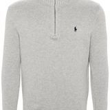 Grey knitwear, front view