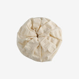 White scrunchy, back view