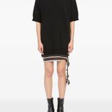 Black dress,full body view