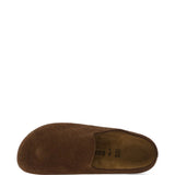 Brown sandals, side view